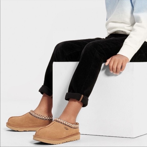 UGG Big Kids Tasman Slippers Chestnut